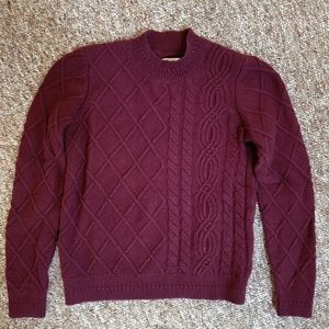 Fat Face Bea Jumper Maroon Size 8